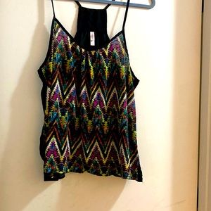 3 for &10 ❤️Xhilaration (Target) Sz XXL Multi Color Spaghetti Straps Top